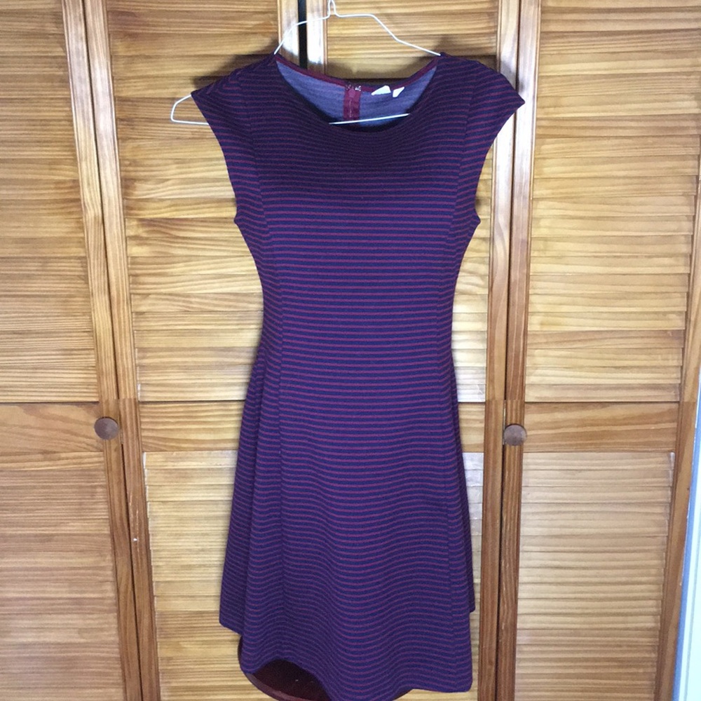 Gap blue and red stripe dress